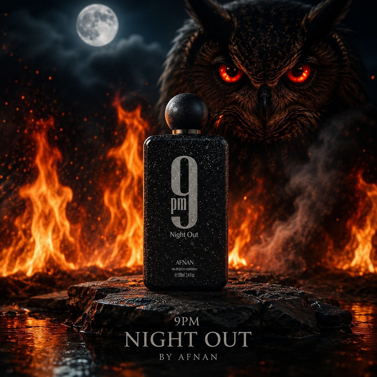 Afnan 9PM Night Out Eau de Parfum 100ml bold men&