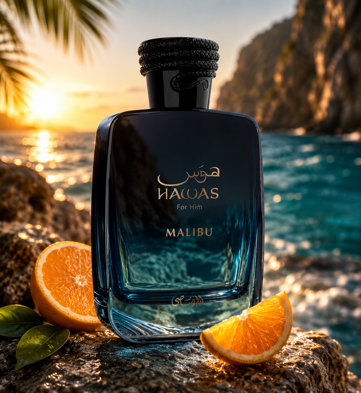 Rasasi Hawas Malibu Eau de Parfum 100ml luxury perfume bottle