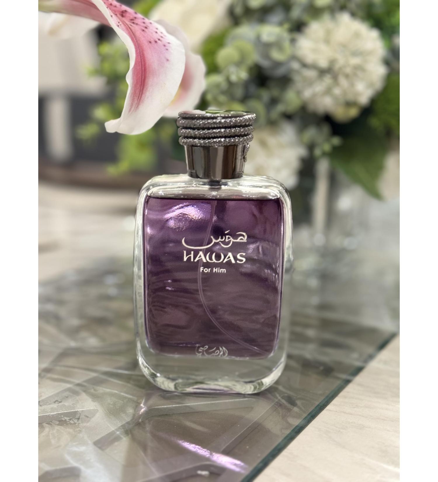 Rasasi Hawas Eau de Parfum for Men | Long-Lasting Fresh Woody Scent