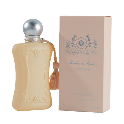 Pink Velvet Luxury Perfume bottle with elegant design against a soft pink background.