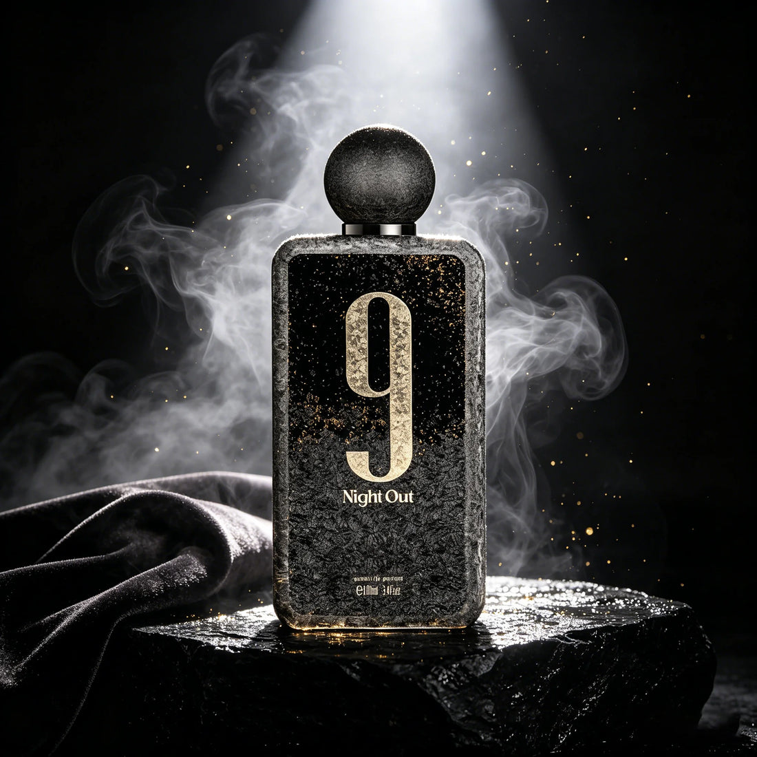 Afnan 9 PM Night Out Extrait de Parfum for Unisex – Oriental Spicy Fragrance, Perfect Gift for Women &amp; Men, 3.4 fl oz