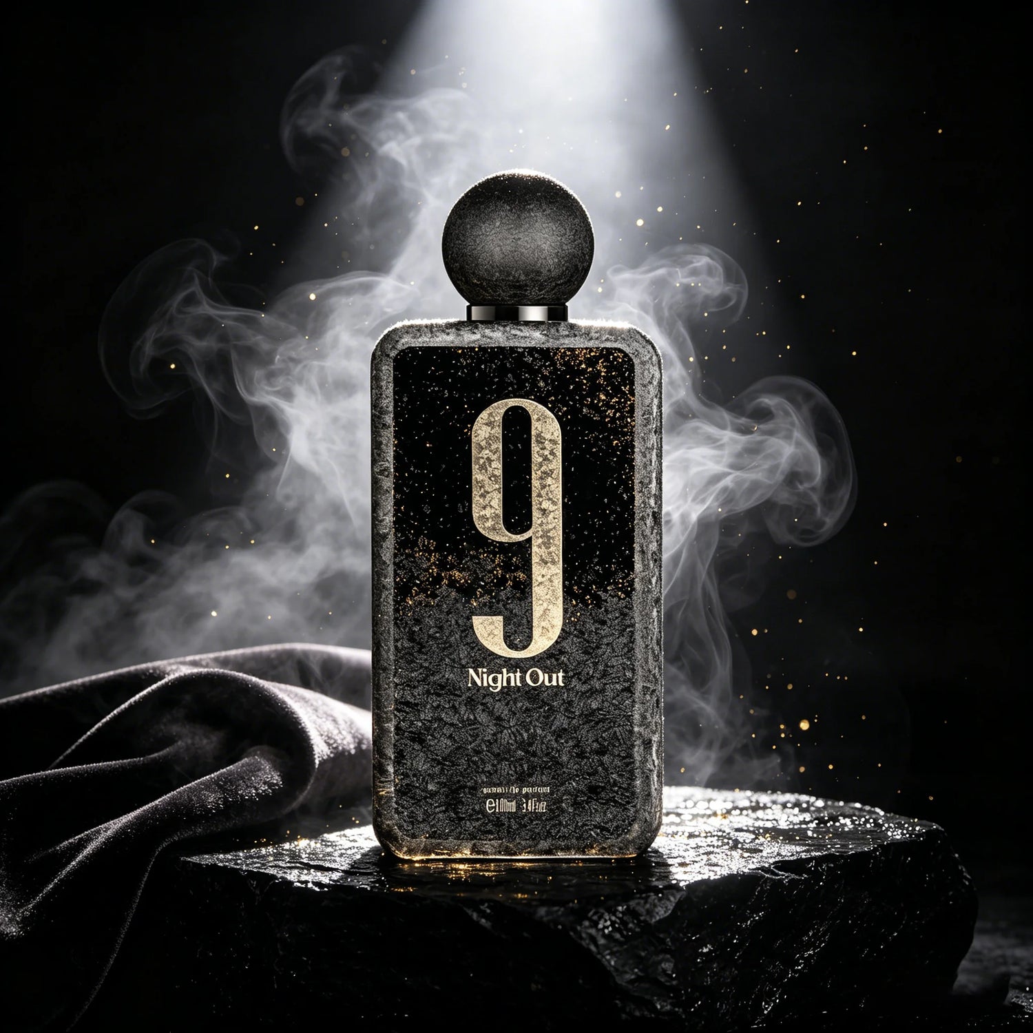 Afnan 9 PM Night Out Extrait de Parfum for Unisex – Oriental Spicy Fragrance, Perfect Gift for Women &amp; Men, 3.4 fl oz