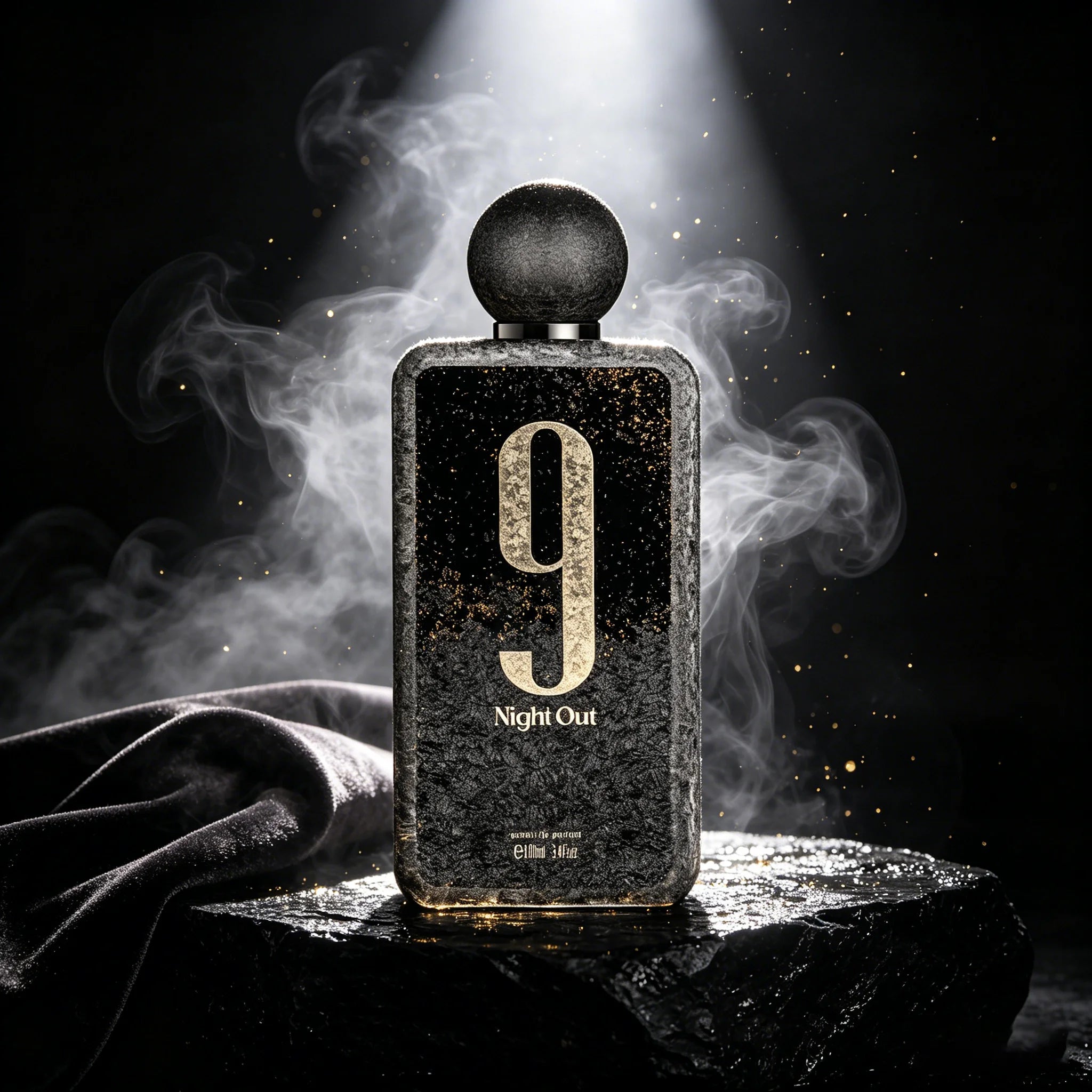 Afnan 9 PM Night Out Extrait de Parfum for Unisex – Oriental Spicy Fragrance, Perfect Gift for Women &amp; Men, 3.4 fl oz