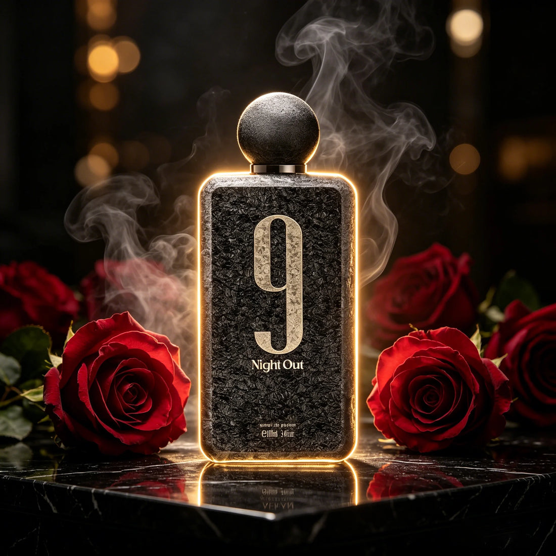 Afnan 9 PM Night Out Extrait de Parfum for Unisex – Oriental Spicy Fragrance, Perfect Gift for Women &amp; Men, 3.4 fl oz