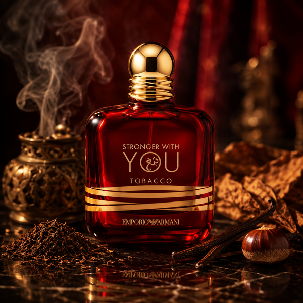 Emporio Armani Stronger With You Tobacco Eau de Parfum 100ml luxury men's perfume bottle
