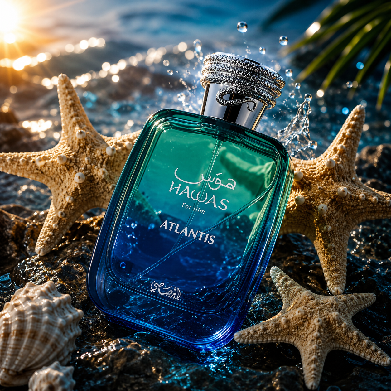 Rasasi Atlantis Eau de Parfum 100ml luxury perfume bottle