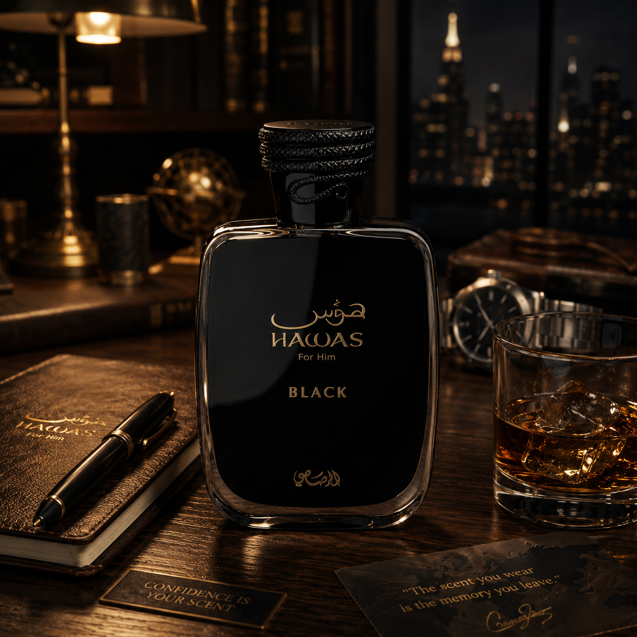 Rasasi Hawas Black Eau de Parfum 100ml luxury men&