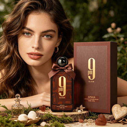 2026 Hot AFNAN 9PM 9AM Unisex EDP 100ml, Warm Sweet Rich Scent Long Lasting Luxury Fragrance Spray
