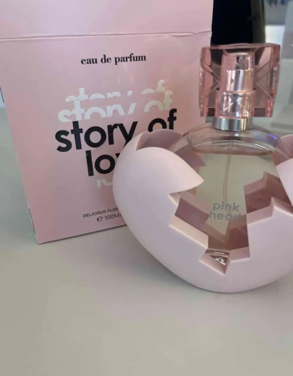 Pink Heart Eau De Parfum 100ml – Sweet Floral Long Lasting Perfume
