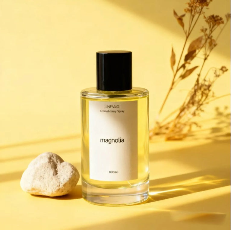 Linfang White Magnolia 100ml fresh floral perfume bottle