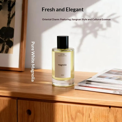 Linfang White Magnolia 100ml fresh floral perfume bottle
