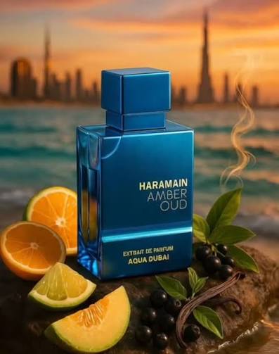 Amber Oud Aqua Fresh Fruity Amber Eau de Parfum 3.4 oz