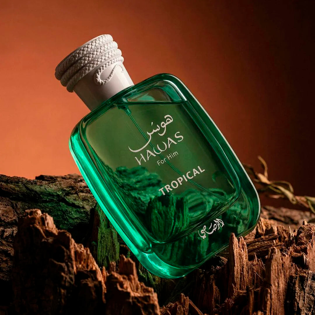 Rasasi Hawas Eau de Parfum for Men | Long-Lasting Fresh Woody Scent